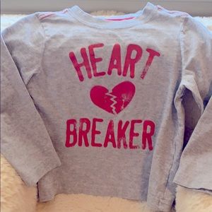 Crazy 8 Heart Breaker long sleeve tee